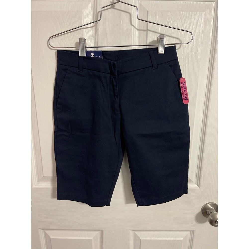 IZOD Girls' Bermuda Shorts Navy Size 14 New With Tags